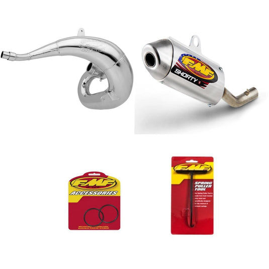 Shorty Silencer Gnarly Exhaust Pipe & O-Ring Kit for KTM 250 SX 2005-2010