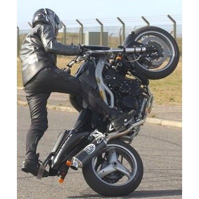 Load image into Gallery viewer, R&amp;G Racing Black Classic Style Crash Protectors For 2001-2007 Triumph Speed Triple
