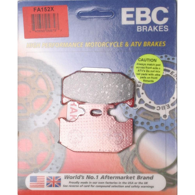 Load image into Gallery viewer, EBC 1 Pair FA-SFA-TT-X Premium Organic Replacement Brake Pads MPN FA152X
