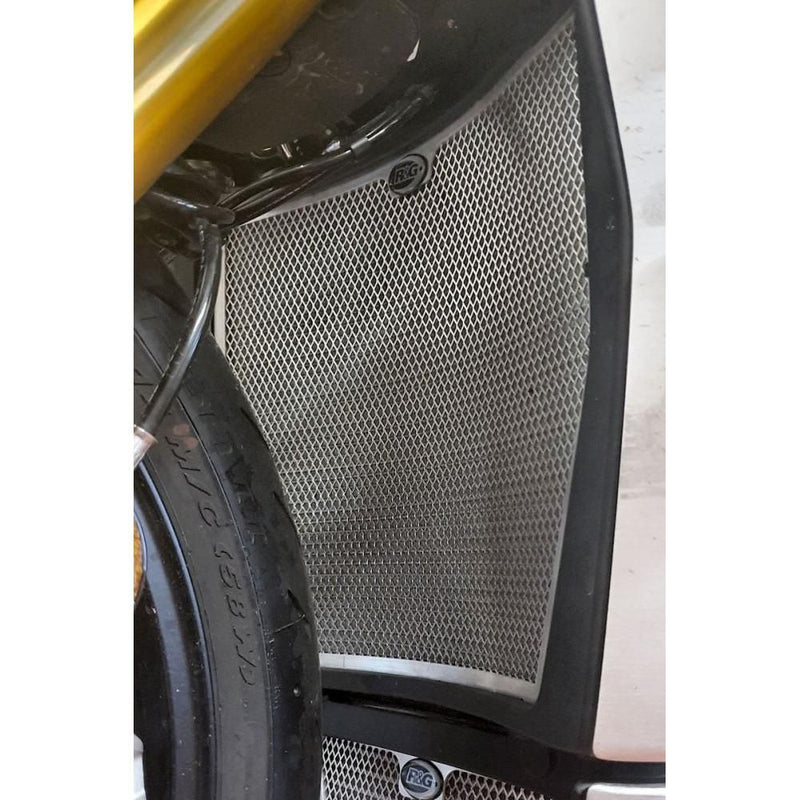 Load image into Gallery viewer, R&amp;G Racing Red Aluminum Radiator Guard RAD0229RE
