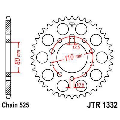 Front & Rear Sprocket Kit for TRIUMPH 800 America 03-06 JT Sprockets