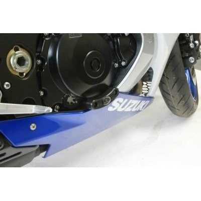 Load image into Gallery viewer, R&amp;G Racing Black Engine Case Sliders RHS For 2007-2008 Suzuki GSXR1000
