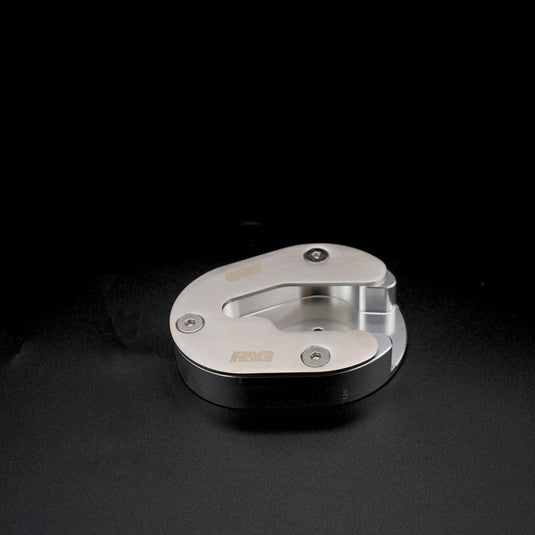 R&G Racing Silver Kickstand Shoe For 2021-2023 Triumph Tiger 900 GT Low