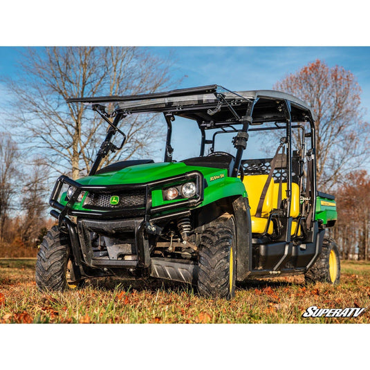 SuperATV John Deere Gator XUV550 Scratch-Resistant Flip Windshield FWS-JD-590M-70