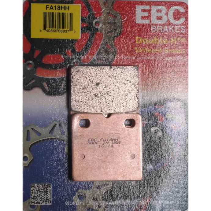 EBC 1 Pair Sintered HH Race Formula Brake Pads MPN FA18HH