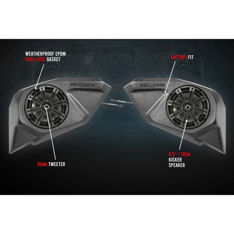 Load image into Gallery viewer, SSV Works Rear Door Pro 6.5&quot; Add On Unloaded Speaker Pods For Polaris RZR Pro 2020-2022
