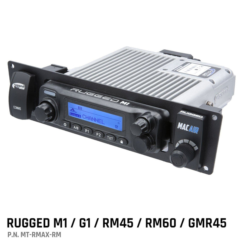 Load image into Gallery viewer, Rugged Radios Yamaha RMAX Mount for M1 / G1 / RM60 / GMR45 Mobile Radio and Rocker Switches MT-RMAX-RM
