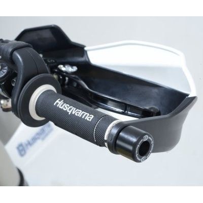Load image into Gallery viewer, R&amp;G Racing Black Bar End Sliders For 2015-2018 Husqvarna FS450
