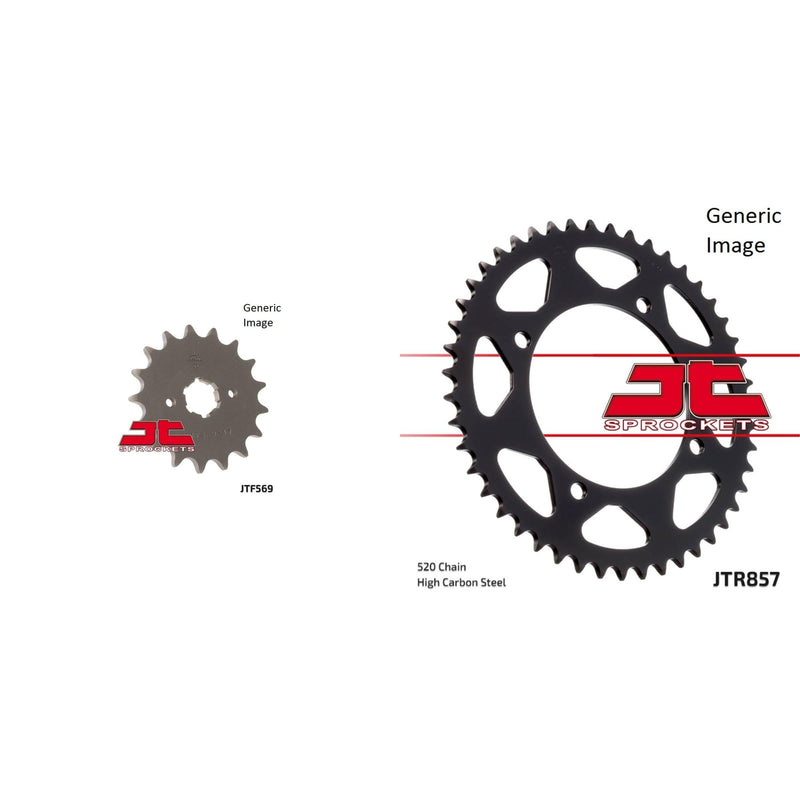 Load image into Gallery viewer, Front &amp; Rear Sprocket Kit for Street YAMAHA XV250 Virago 1988-1990
