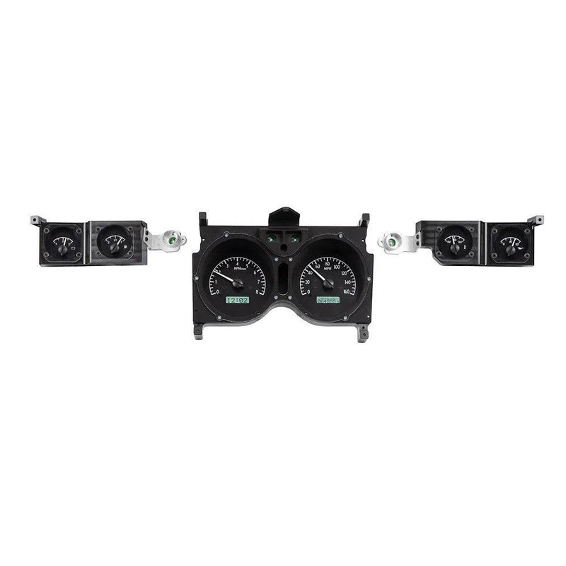 Load image into Gallery viewer, Dakota Digital 1973-1977 Chevrolet Malibu/Monte Carlo/El Camino/GMC Sprint VHX Black White Display Gauge Kit VHX-73C-CVL-K-W
