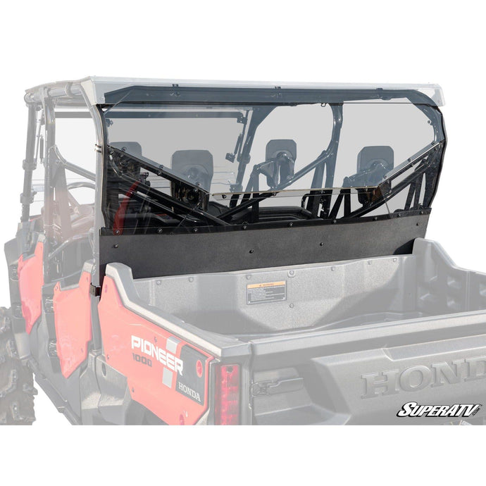 SuperATV Honda Pioneer 1000-6 Rear Windshield RWS-H-PIO1K6-76