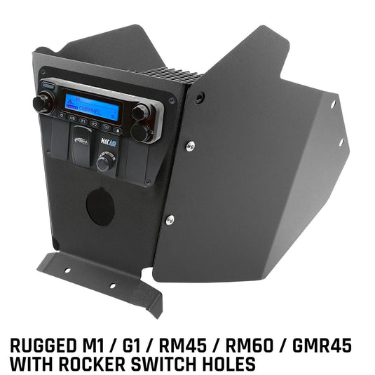 Rugged Radios Can-Am X3 Mounting Kit with Multi Mount and Side Panels