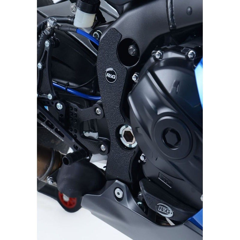 Load image into Gallery viewer, R&amp;G Racing Black Boot Guard Kit For 2017-2018 Suzuki GSXR1000
