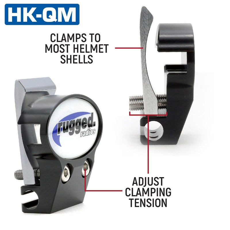 Load image into Gallery viewer, Rugged Radios Quick Mount for Helmet Kit Wiring Installation HK-QM
