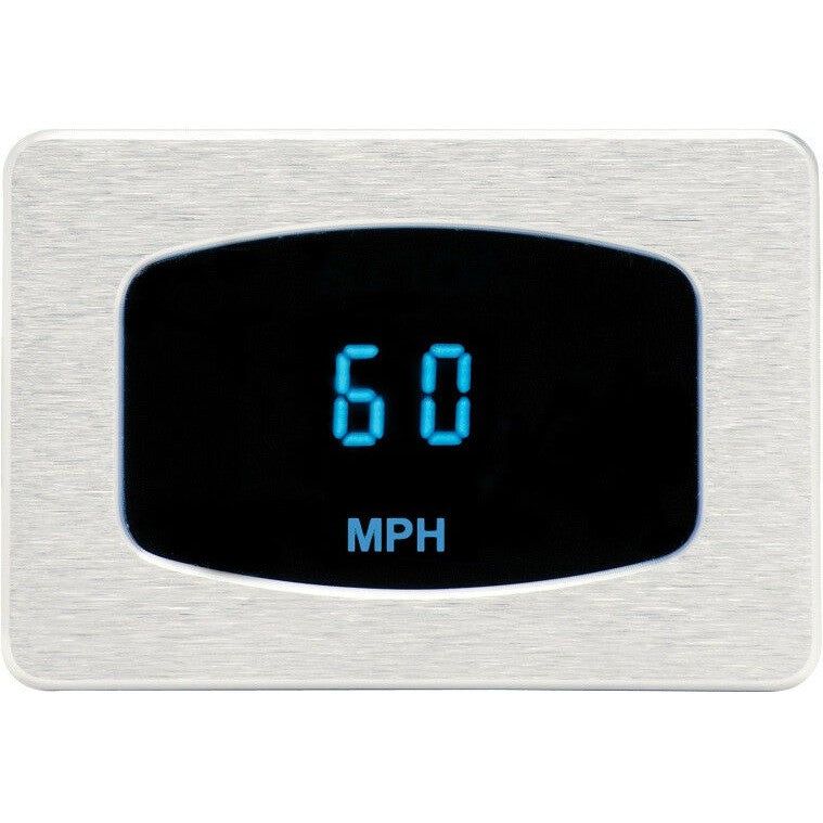 Load image into Gallery viewer, Dakota Digital Odyssey Satin Mini Speedometer With Blue Display ODY-01-3-S-B
