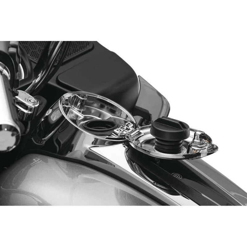 Load image into Gallery viewer, Kuryakyn Chrome Easy Fill Fuel Door 6998
