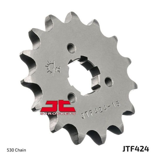 JT Sprockets Front Steel Sprocket 17 Tooth 17T 530 Chain JTF424.17