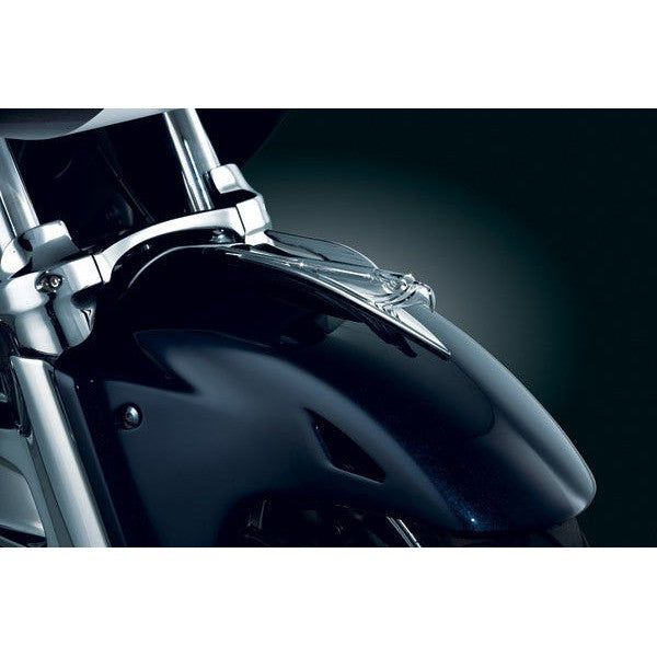 KURYAKYN CHRME DECO EAGLE FRONT FENDER ACCENT FOR HARLEY LATE MODEL TOURING 7333