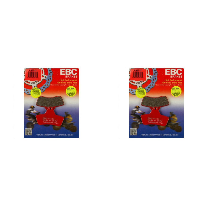 Load image into Gallery viewer, EBC Brake Pad Front Kit FA271X for Arctic Cat 650 H1 4x4 AT 2008
