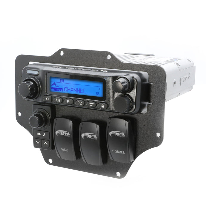 Rugged Radios Honda Talon Mount for M1 / RM45 / RM60 / GMR45 Radio with Switch Holes MT-TALON-RM-SW
