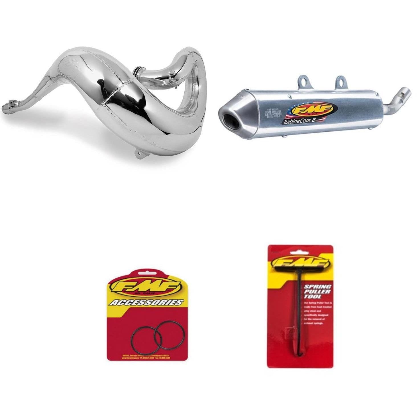 Turbinecore Silencer,Fatty Exhaust Pipe,O-Ring,Spring & Tool Kit YAM YZ125 00-01