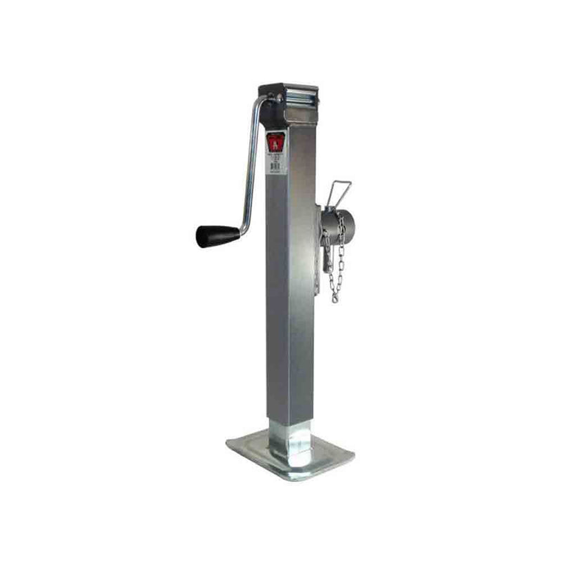Load image into Gallery viewer, Square Trailer Jack, Side Mount, 8,000 lbs. Support Capacity, Sidewind, Weld-On, 15 Inch Travel

