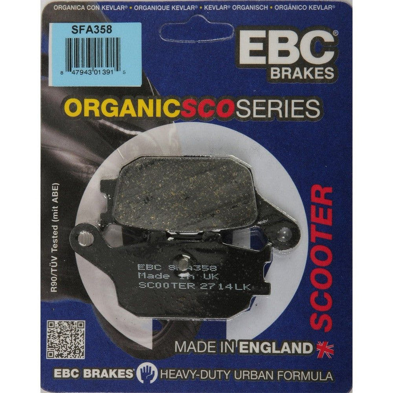 Load image into Gallery viewer, EBC 1 Pair Premium SFA Organic OE Replacement Brake Pads For Honda Reflex 250 NSS250 2001-2007
