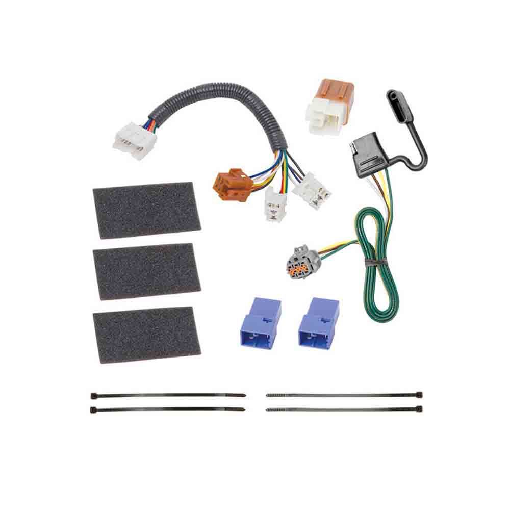 T-One T-Connector Harness, 4-Way Flat fits Select Nissan Frontier, Pathfinder & Xterra