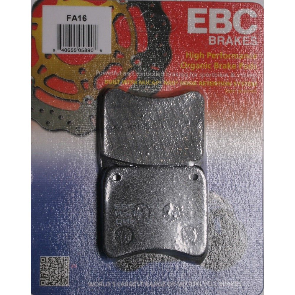 EBC 1 Pair FA Series Organic Replacement Brake Pads MPN FA16
