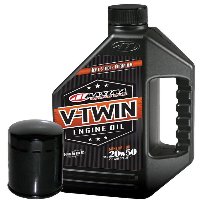 Engine Oil Change Kit for Harley Davidson Evolution V-Twin HF170B Maxima HIFLO