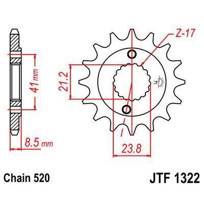 Load image into Gallery viewer, Front &amp; Rear Sprocket Kit for HONDA XR400 RT,RV,RW,RX,RY,R-1,R-2,R-3,R-4 96-04
