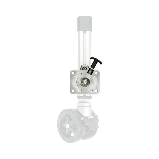Fulton F2 Marine Trailer Jack, 1,600 lbs. Lift Capacity, Side Wind, Bolt-On Side Mount, 10 in. Travel