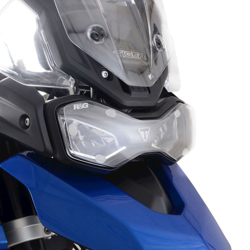Load image into Gallery viewer, R&amp;G Racing Clear Acrylic Headlight Shield For 2021-2024 Triumph Tiger 850 Sport

