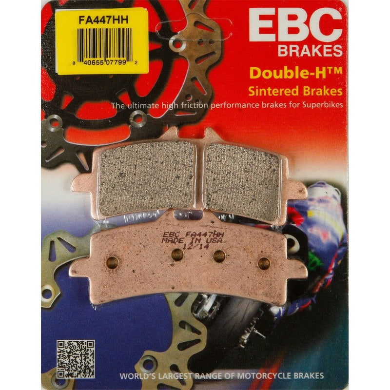 Load image into Gallery viewer, EBC 1 Pair Sintered HH Race Formula Brake Pads MPN FA447HH

