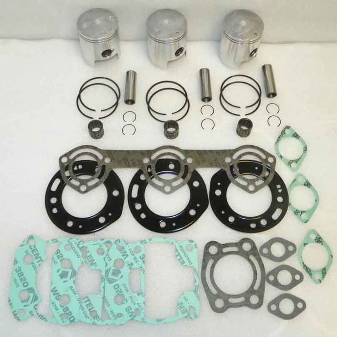 WSM Top End Rebuild Kit For Polaris 650 SL 92-95 .75mm Over 010-831-13