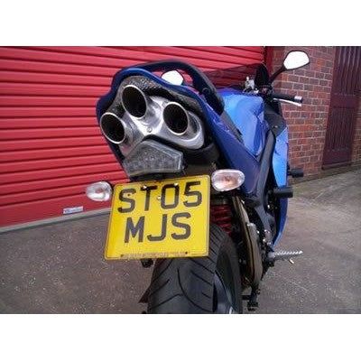 Load image into Gallery viewer, R&amp;G Racing Black Tail Tidy License Plate Holder For 2005-2010 Triumph Sprint ST

