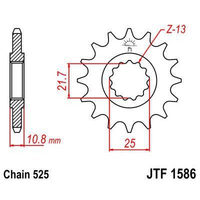 Load image into Gallery viewer, Front &amp; Rear Sprocket Kit for YAMAHA TDM850-4TXL 96-98 JT Sprockets
