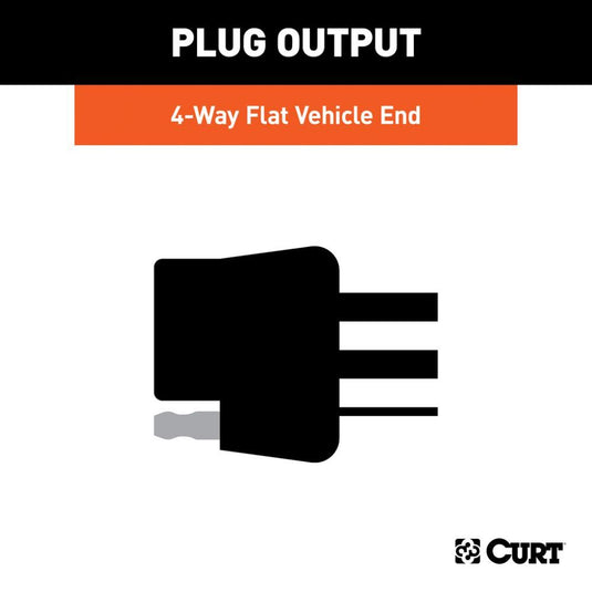 T-Connector Custom 4-Flat, 2005-2010 Honda Odyssey, OEM Tow Package Required (Replaced RE-63107)