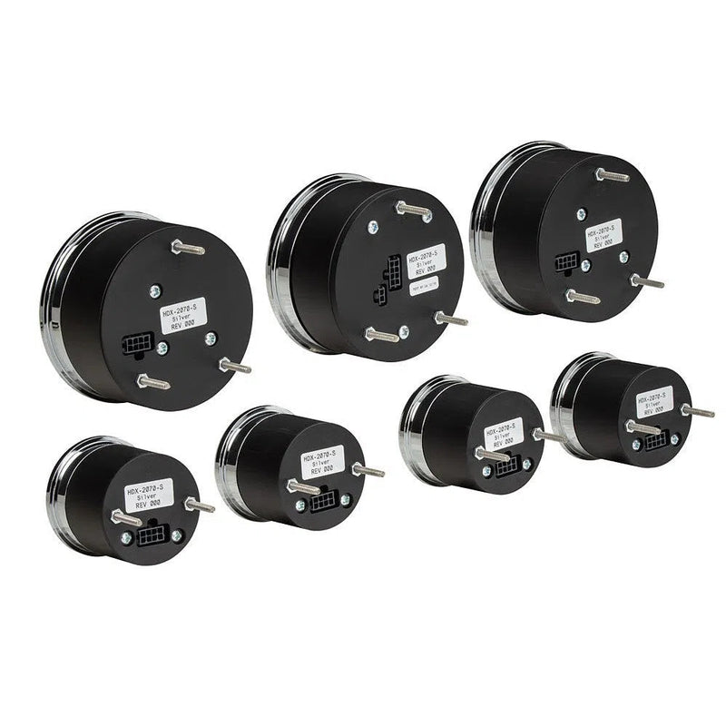 Load image into Gallery viewer, Dakota Digital 7-Piece Round HDX Analog Universal Gauge kit HDX-2070
