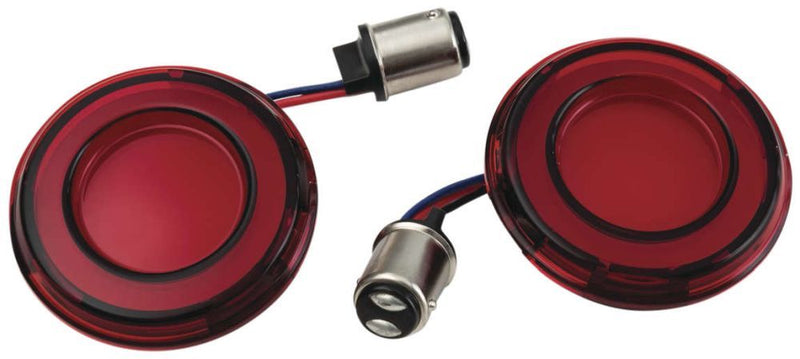 Load image into Gallery viewer, Kuryakyn Red Tracer LED Turn Signal Insert For Harley Road King FLHRXS 2017-2021
