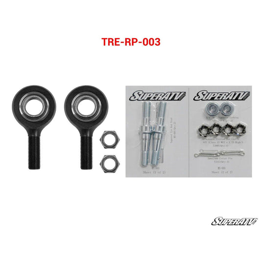 SuperATV Polaris RZR XP 1000 2015-2023 Heavy-Duty Tie Rod End Replacement Kit TRE-RP-003
