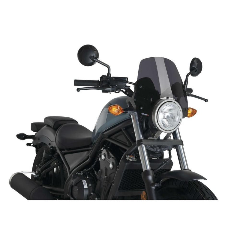 Load image into Gallery viewer, Puig Naked New Generation Windshield Dark Smoke - 3829F
