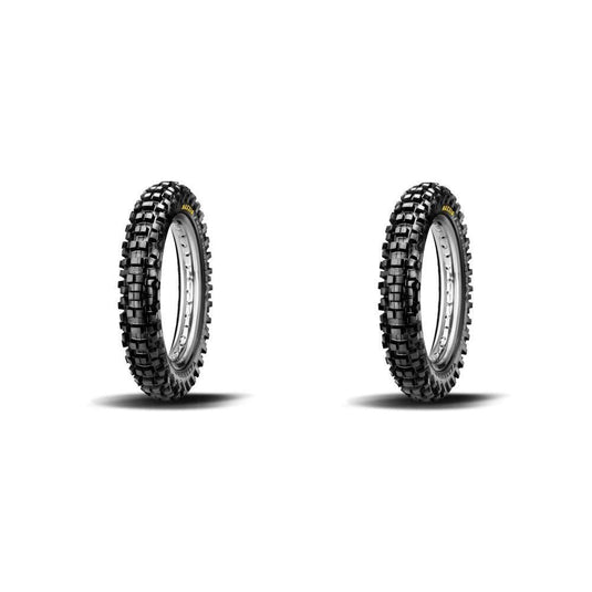 Pair of Maxxis Maxxcross Desert-IT M7305D Bias Dirt Bike Tires Rear 120/90-19 (2)