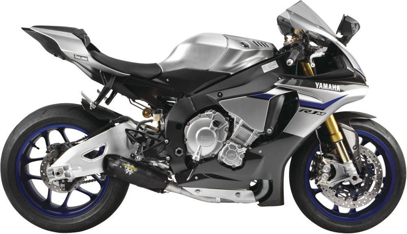 Load image into Gallery viewer, Two Brothers Racing Storm Series Hurricane Carbon Fiber Slip-On Exhaust For Yamaha YZF R1 2015-2020
