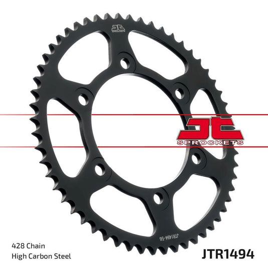 JT Sprockets Front Steel Sprocket 56 Tooth 56T 428 Chain For Kawasaki BX125 AKF,AKFA 125 Ninja 2019 JTR1494.56