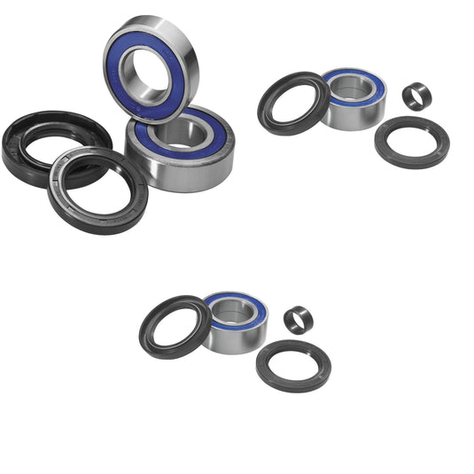 QUADBOSS Front and Rear Wheel Bearing Kits for Yamaha YFZ450X 2010-2011