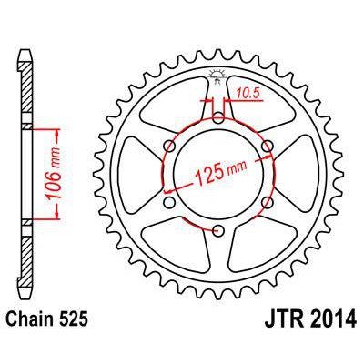Front & Rear Sprocket Kit for TRIUMPH 675 Daytona R 11-16 JT Sprockets