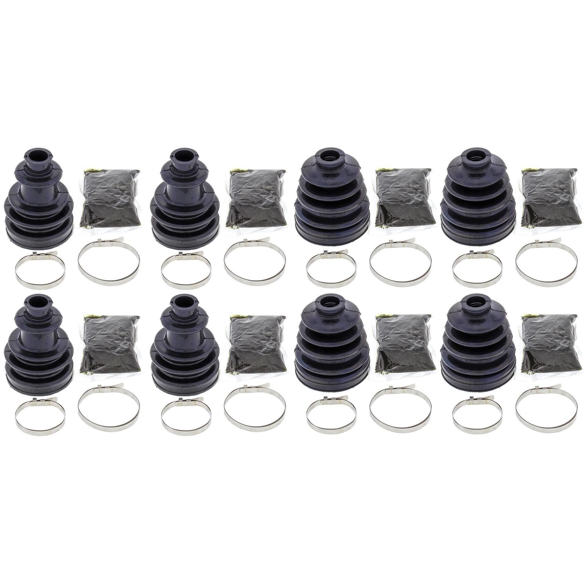 Complete Front & Rear Inner & Outer CV Boot Repair Kit Ranger 4x4 570 14-15