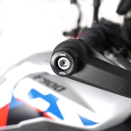 R&G Racing Black Bar End Sliders For 2022-2023 BMW F850GS