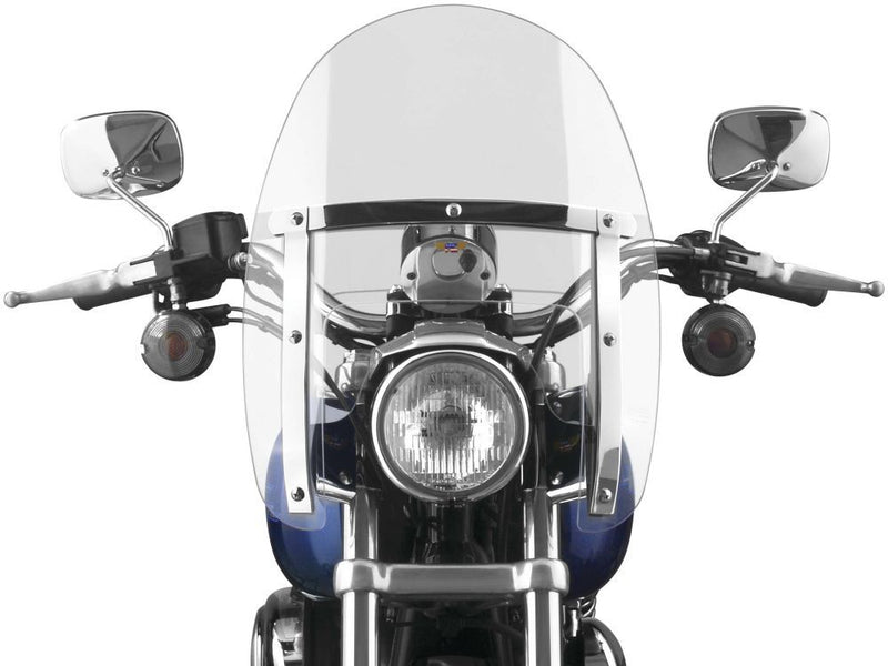Load image into Gallery viewer, National Cycle Clear Ranger Heavy Duty Windshield With Mount Kit, Tapered Forks
